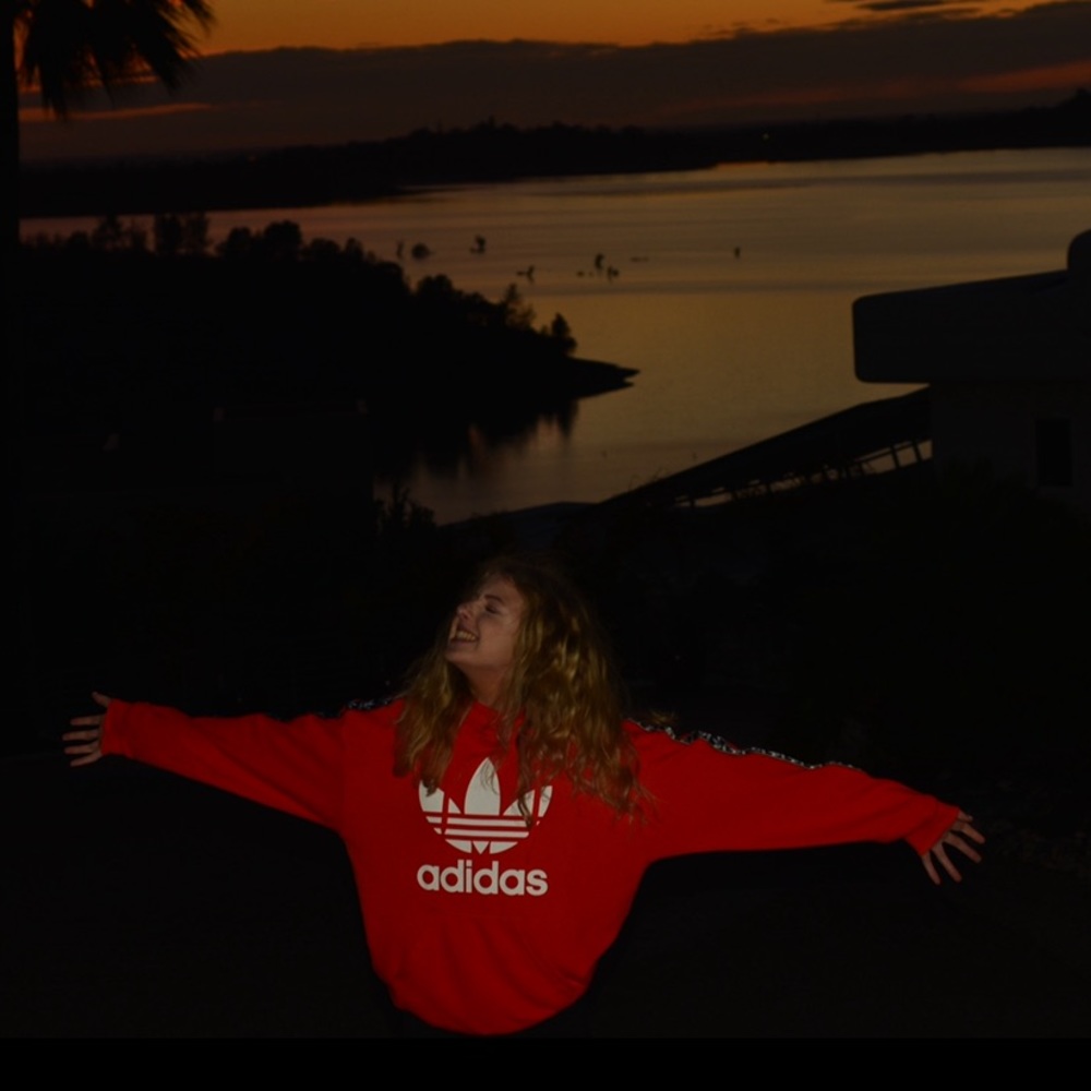 Adidas Red Hoodie